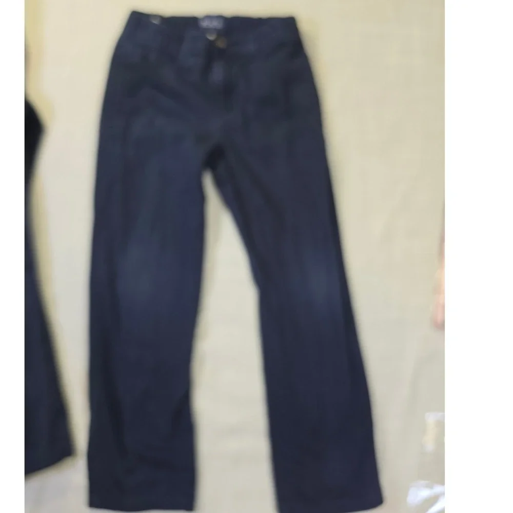 The Childrens Place Boys Chino Pants Lot of 3 Navy Khaki Size 7 School Uniform